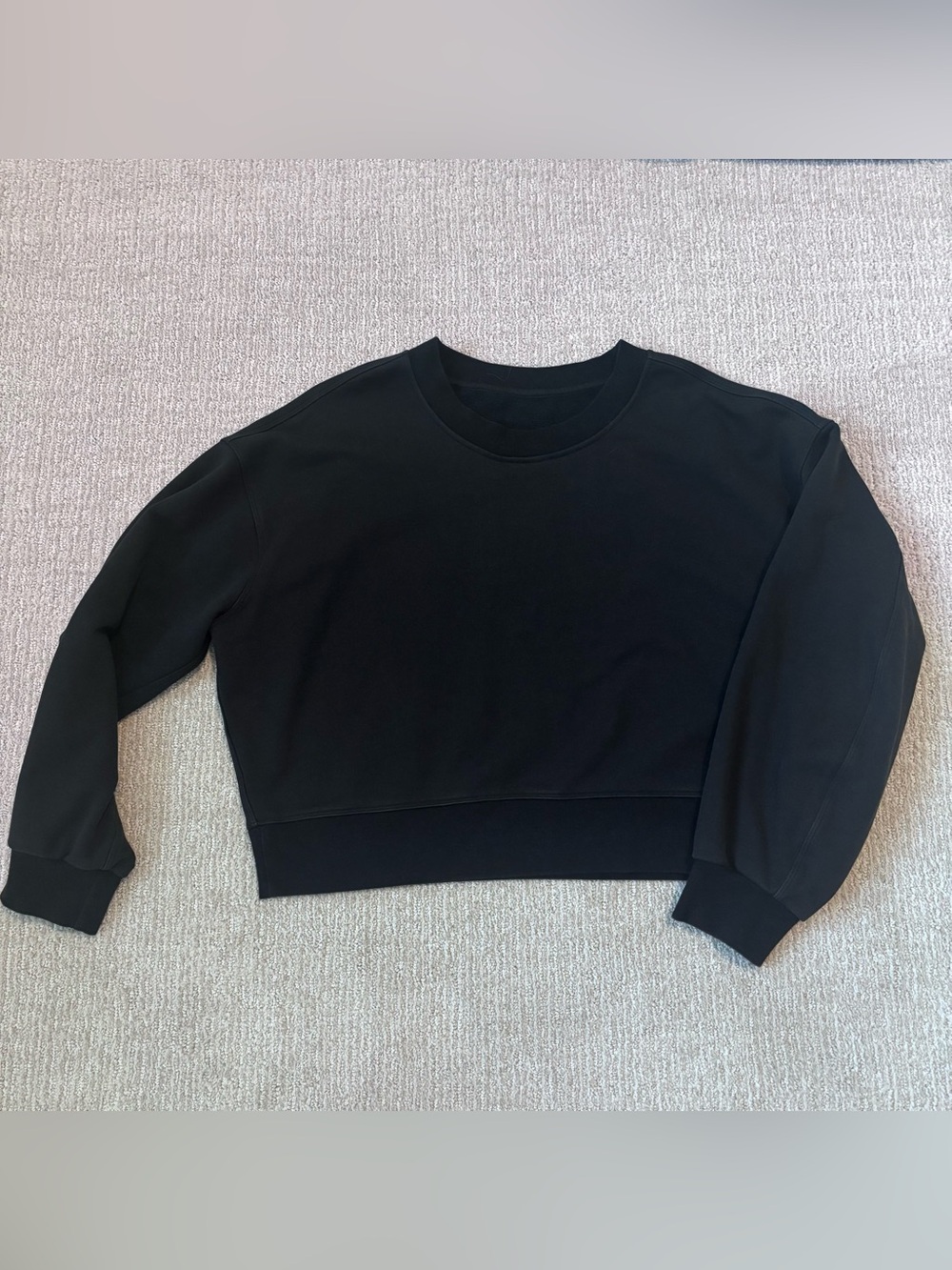 Lululemon Perfectly Oversized Cropped Crewneck Sweatshirt